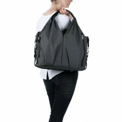 Lässig Lassig Baby Bag Neckline Bag Spin Dye Black