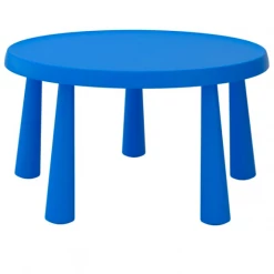 Ikea Kiddie Mammut Round Table Blue