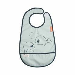 Done By Deer Feeding Bib Velcro Sea Friends