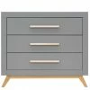 Bopita Baby Furniture Fenna 3 Drawer Dresser Grey/ Natural 1 Bopita Baby Furniture Fenna 3 Drawer Dresser Grey/ Natural