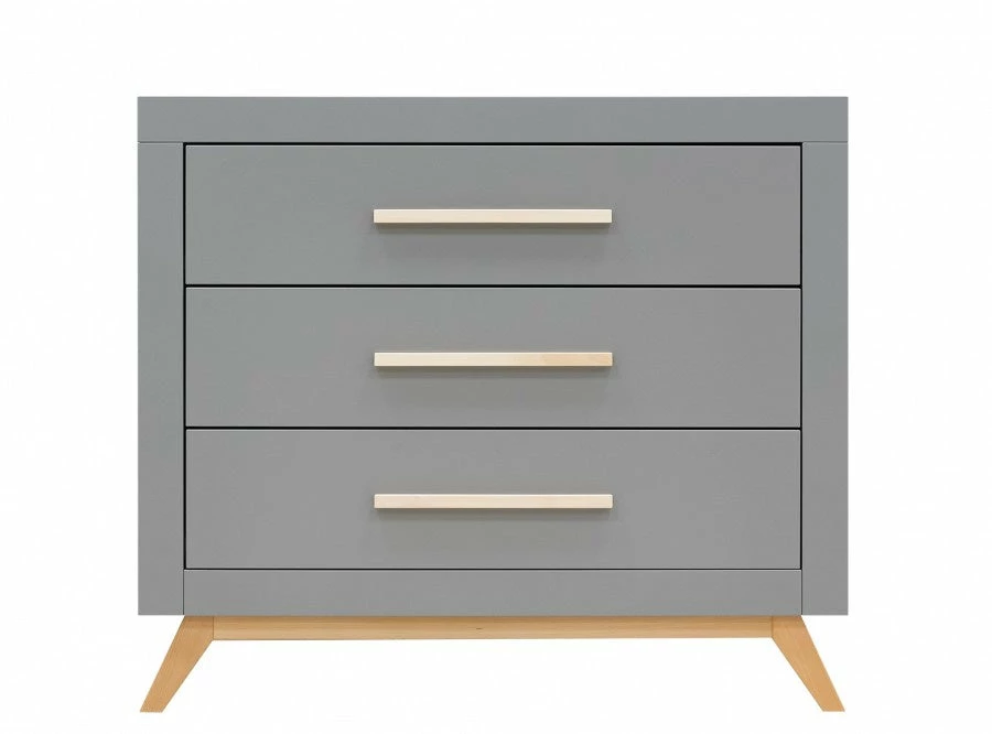 Bopita Baby Furniture Fenna 3 Drawer Dresser Grey/ Natural 3 Bopita Baby Furniture Fenna 3 Drawer Dresser Grey/ Natural