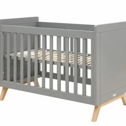 Bopita Fenna Cot 60 X 120 Grey/ Natural Baby Furniture