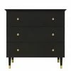 Bopita Cloë Matt Black Dresser 3 Drawers Baby Furniture