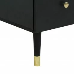 Bopita Cloë Matt Black Dresser 3 Drawers Baby Furniture