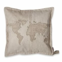 Colorique Linen Cushion Cover Explore Globe
