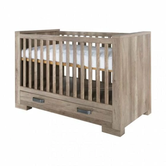 Kidsmill Lodge Grey Oak Cot-Bed 70x140 Incl. 2 Drawers Baby Furniture 3 Kidsmill Lodge Grey Oak Cot-Bed 70x140 Incl. 2 Drawers Baby Furniture