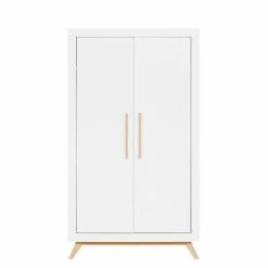 Bopita Fenna 2 Doors Wardrobe White/Natural