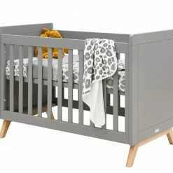 Bopita Fenna Cot 60 X 120 Grey/ Natural Baby Furniture
