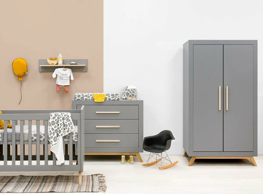 Bopita Fenna 2 Door Wardrobe Grey/ Natural 6 Bopita Fenna 2 Door Wardrobe Grey/ Natural