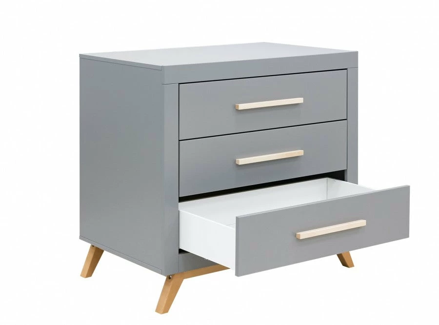 Bopita Baby Furniture Fenna 3 Drawer Dresser Grey/ Natural 5 Bopita Baby Furniture Fenna 3 Drawer Dresser Grey/ Natural