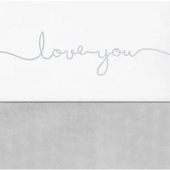 Jollein Flat Sheet 'Love You" 120 X150