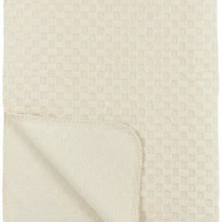Meyco Blanket Grid Gots Cotton Natural Linen