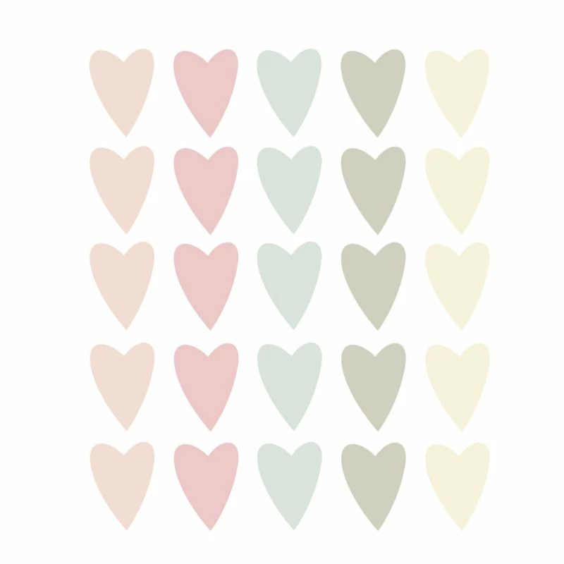 LM Baby Art Wall Stickers Hearts Décor 3 LM Baby Art Wall Stickers Hearts Décor