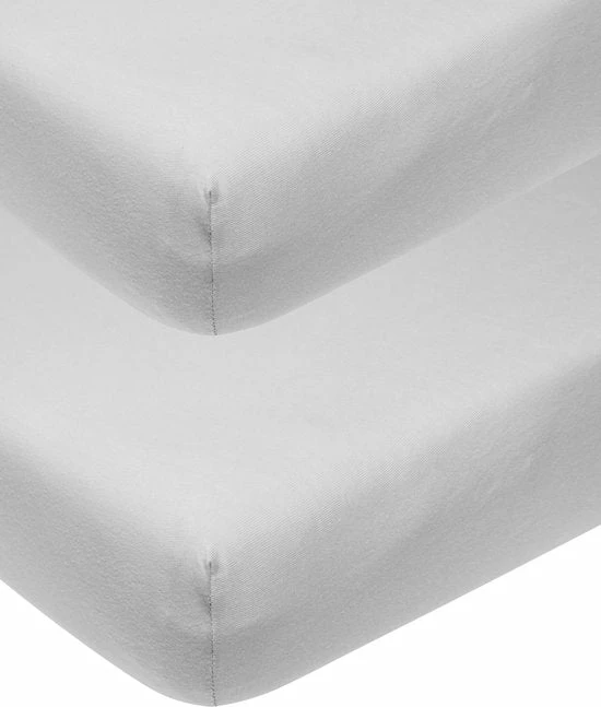 Meyco White Fitted Sheet 2 Pack 120 X 60 Cm Linen 4 Meyco White Fitted Sheet 2 Pack 120 X 60 Cm Linen