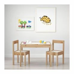 Ikea Kiddie Set Table & Chairs Latt Junior Furniture