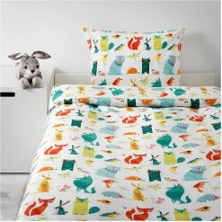 Ikea Duvet Set Lattjo Animals Linen