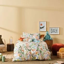 Linenhouse Duvet Cover Set Tales And Scales Linen