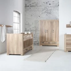 Kidsmill Lodge Grey Oak Dresser 3 Drawers