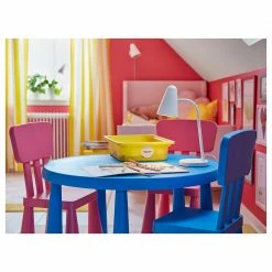 Ikea Kiddie Mammut Round Table Blue