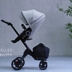 Stokke Xplory 2018 V6 Stroller Silver Chassis From