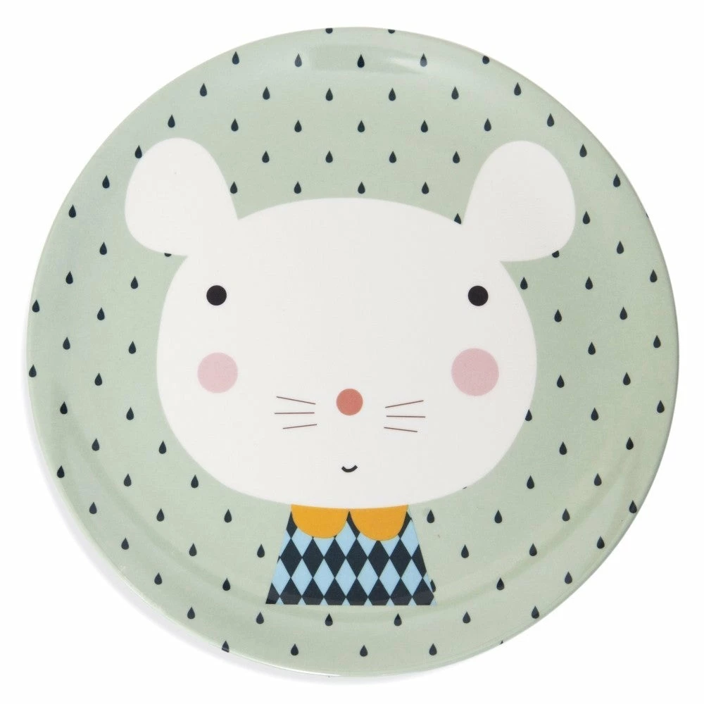 Petit Monkey Melamine Plate Drops 4 Petit Monkey Melamine Plate Drops
