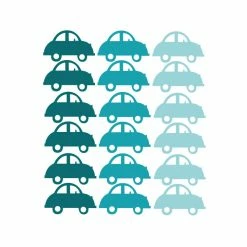 LM Baby Art Décor Wall Stickers Cars