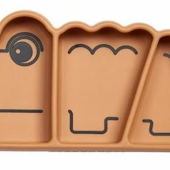 Done By Deer Stick & Stay Silicone Snack Plate Croco