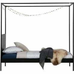 De Eekhoorn Baron Bed Metal Black 90 X 200cm