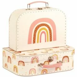 A Little Lovely Company Kiddies Bags Suitcase Set