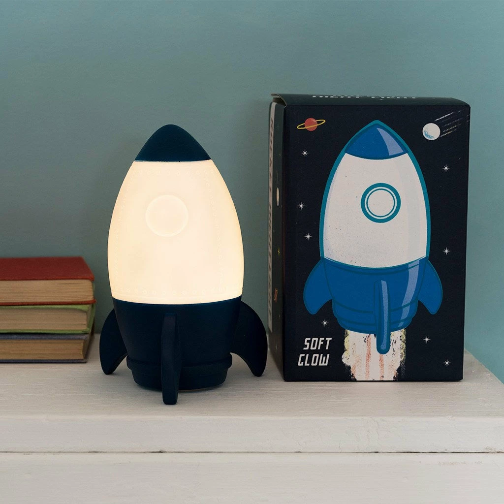 Rex London Décor Space Age Rocket Night Light 5 Rex London Décor Space Age Rocket Night Light