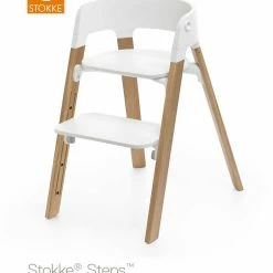 Stokke Steps Chair White Seat Highchairs