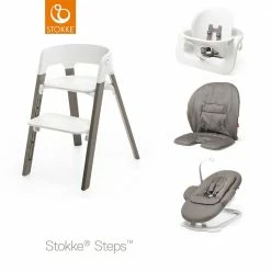 Stokke Steps Chair White Seat Highchairs