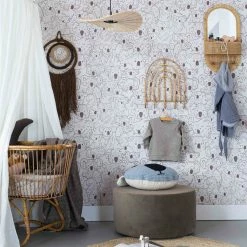 Kids Depot Linen Cushion Crochet Animal Coco 50cm