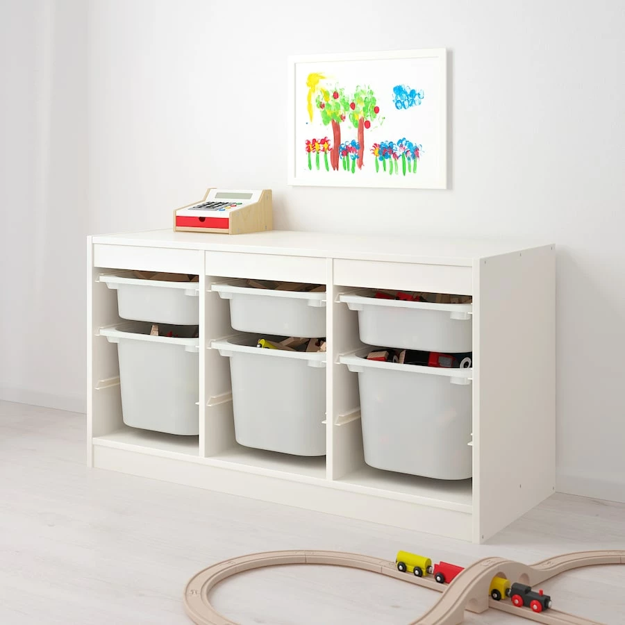 Ikea Baby Furniture Trofast Combination White 6 Boxes 4 Ikea Baby Furniture Trofast Combination White 6 Boxes