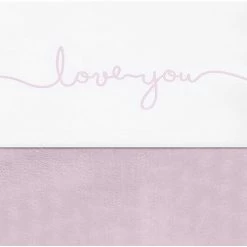 Jollein Flat Sheet 'Love You