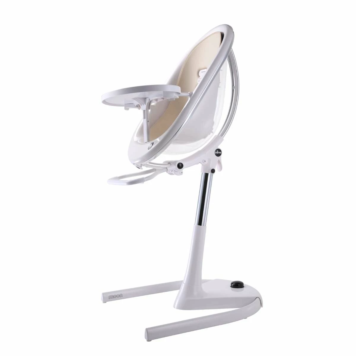 Mima Moon High Chair White Highchairs 6 Mima Moon High Chair White Highchairs